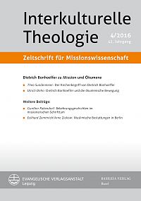 Dietrich Bonhoeffer zu Mission und kumene