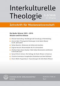 Die Basler Mission 18152015: Mission und ihre Akteure