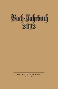 Bach-Jahrbuch 2012