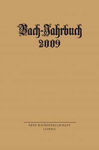 Bach-Jahrbuch 2009