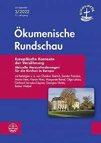 Ökumenische Rundschau (ÖR) – Abonnement Privatkunde